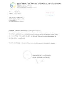 Deratizacija v občini Kostanjevica na Krki 14.10.2014 – 28.10-2014